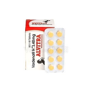 Alvitra 40 Mg (Vardenafil) Men ED Pills