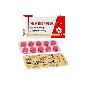 Extra Super Vidalista (Tadalafil/Dapoxetine) Men ED Pills